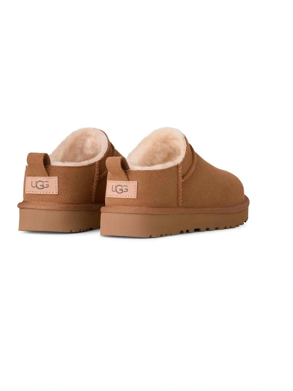 UGG Kids' Classic Micro Slip-On Booties in Chesnut Size 4